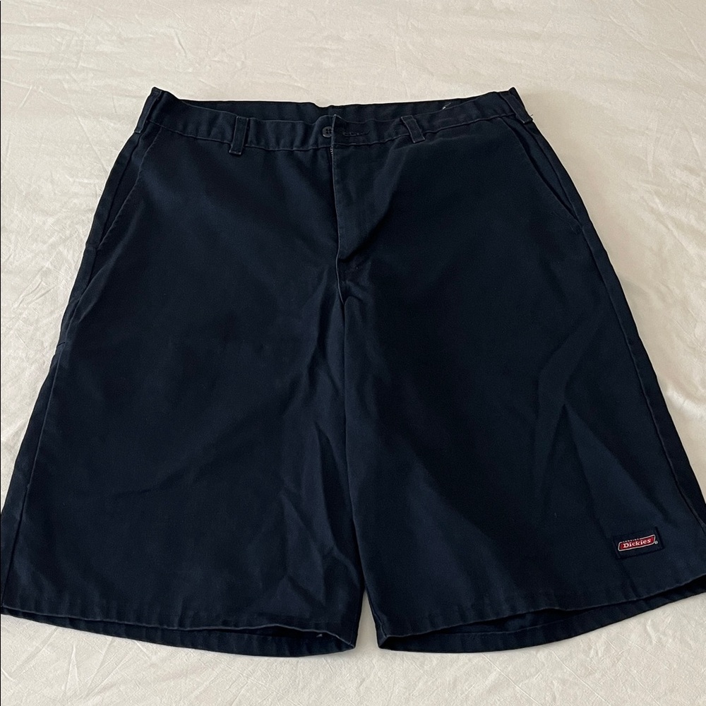 Dickies Flat Front Utility Shorts Navy sz 34
